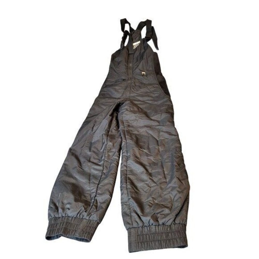 VTG Lift Seven Womens Size 12 Black Insulated Ski Bibs Snow Pants Overalls